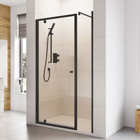 Roman Haven 6 Recessed Pivot Shower Door with Inline Panel