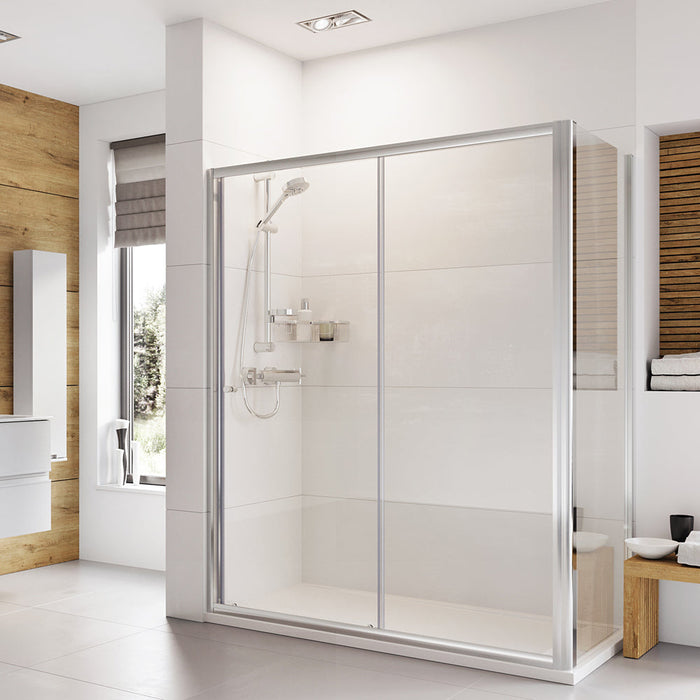 Roman Haven 6 Sliding Shower Door with Side Panel - 1000mm
