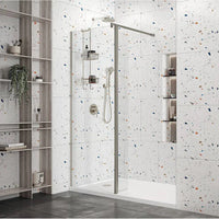 Roman Haven Fixed Deflector Panel - 200mm Wide - 8mm Glass