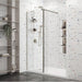 Roman Haven Fixed Deflector Panel - 200mm Wide - 8mm Glass