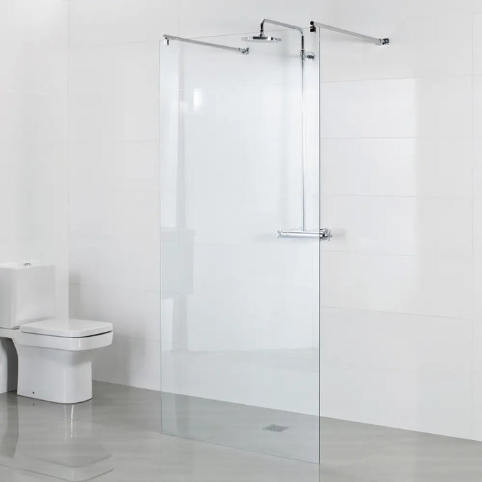 Roman Haven Linear Wet Room Panel - 8mm Glass - Polished