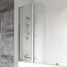 Roman Haven6 Curved P Shower Folding Bath Screen - Left