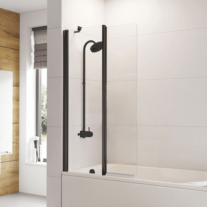Roman Haven6 Inward Folding P Shower Bath Screen - Matt