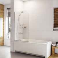 Roman Haven6 Single Panel Curved Bath Screen