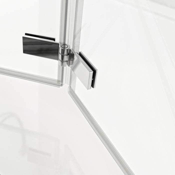 Roman Haven8 Bi Fold Shower Door With Side Panel - 6mm Glass