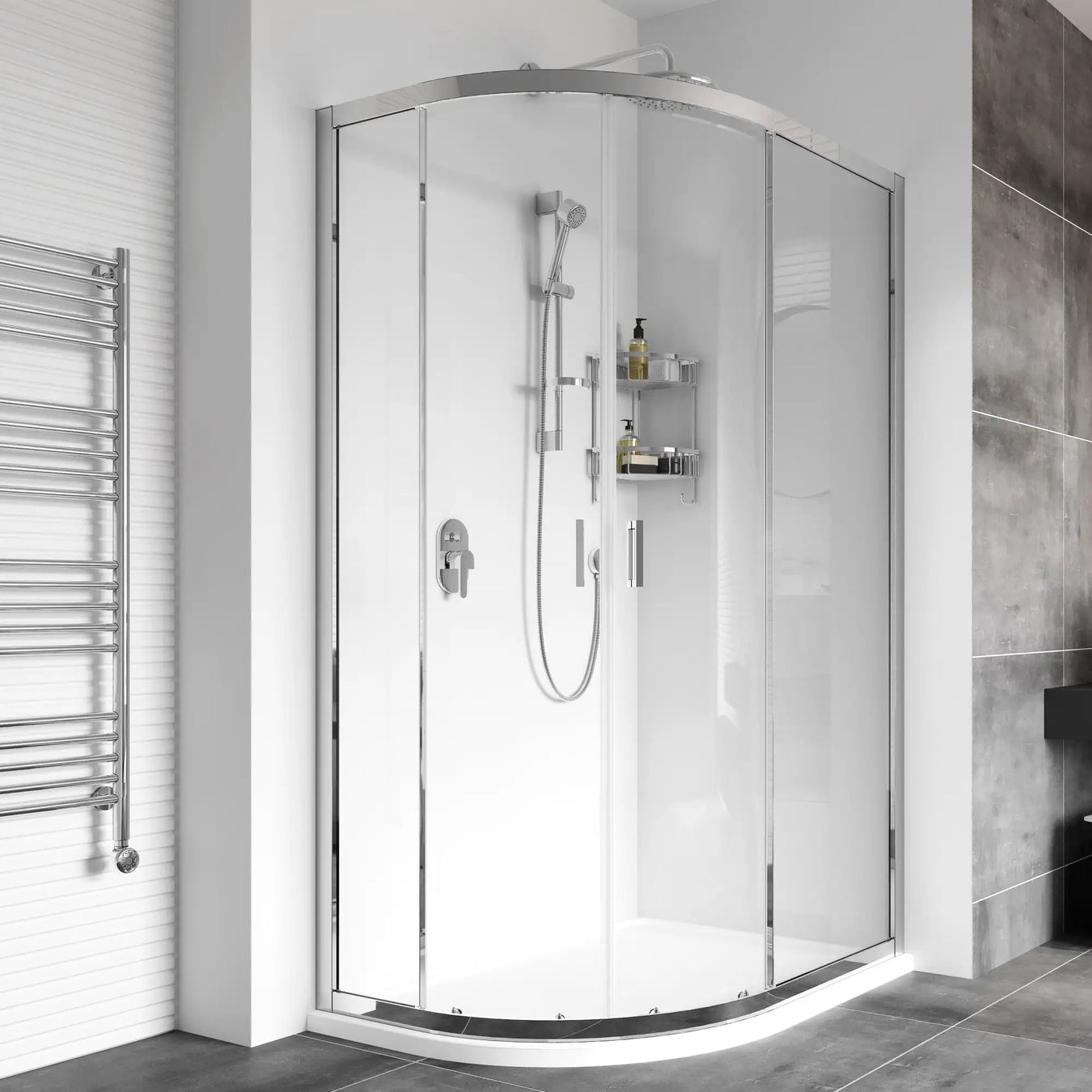 Roman Haven8 Double Door Offset Quadrant Shower Enclosure
