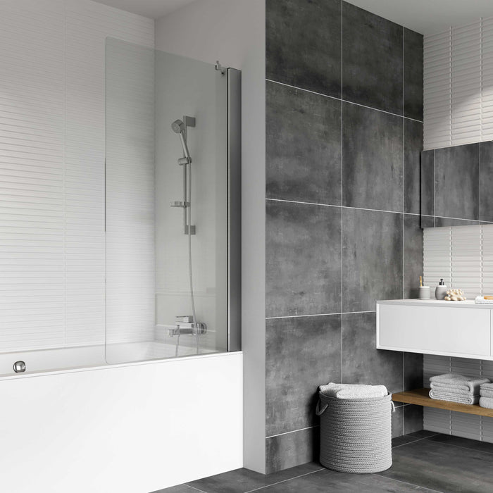 Roman Haven8 Fixed Bath Screen - 8mm Glass - 1467mm x 800mm