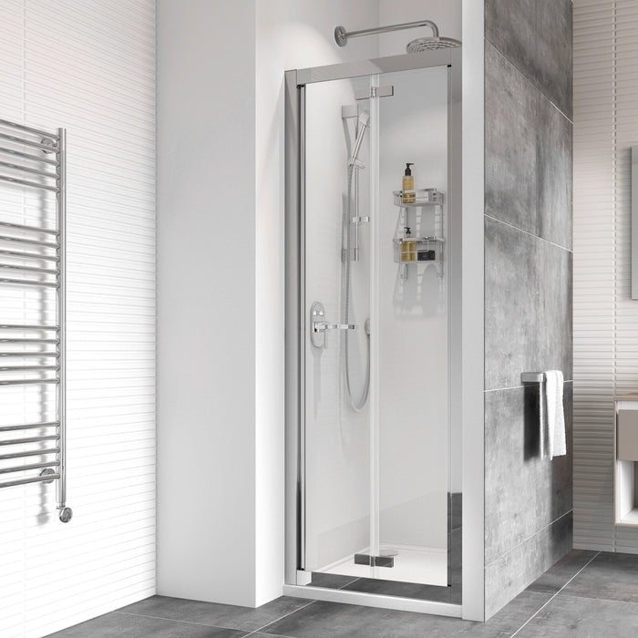 Roman Haven8 Recessed Bi Fold Shower Door - 6mm Glass