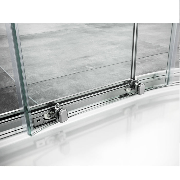 Roman Haven8 Single Door Quadrant Shower Enclosure - 8mm