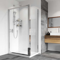 Roman Haven8 Sliding Shower Door With Side Panel - 8mm