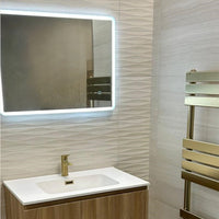 Rovena Beige Satin Decor Ceramic Wall Tile