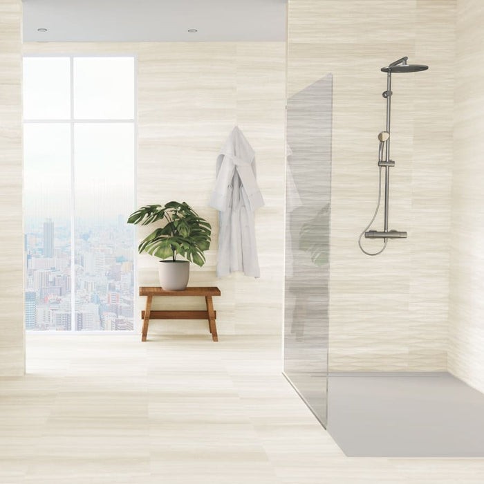 Rovena Beige Satin Ceramic Wall Tile