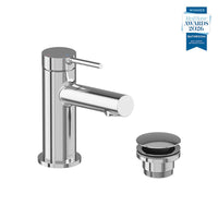 Vado Safari Lever Mini Mono Basin Mixer Tap with Universal Waste