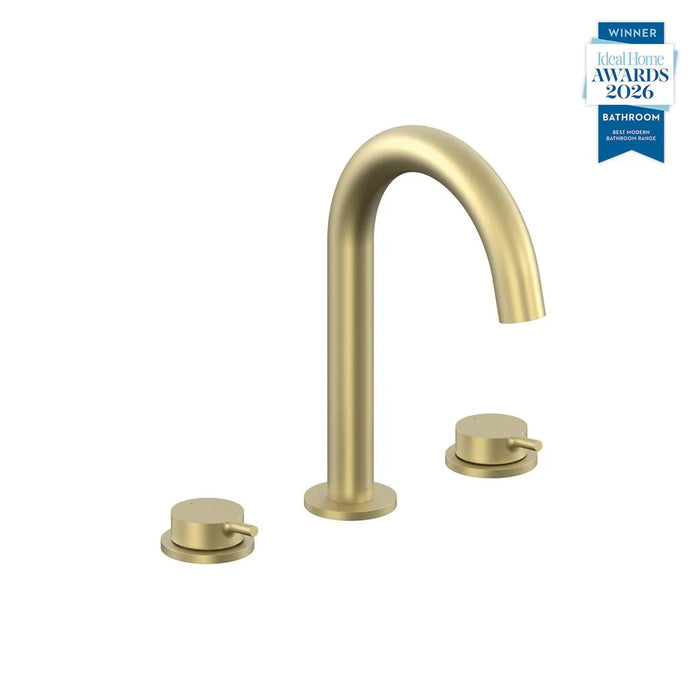 Vado Safari Lever 3 Hole Basin Mixer Tap for Low Pressure System