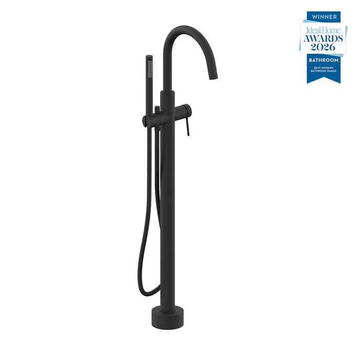 Vado Safari Lever Floorstanding Bath Shower Mixer Tap with Shower Kit