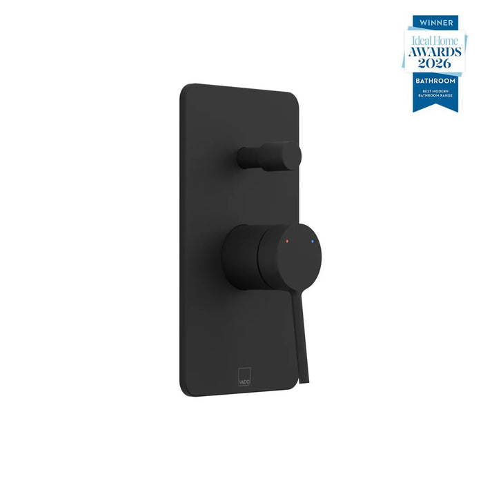 Vado Safari Concealed 2 Outlet Manual Shower Valve with Push Button Diverter