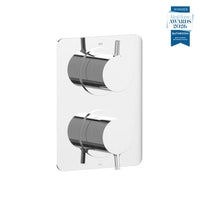 Vado Safari Lever Concealed 1 Outlet 2 Handle Thermostatic Shower Valve