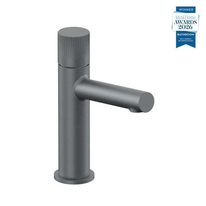 Vado Safari Fluted Leverless Twist-Top Mono Basin Mixer Tap