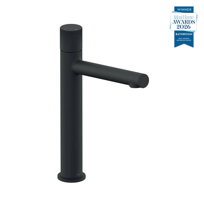 Vado Safari Fluted Leverless Twist-Top Mono Tall Basin Mixer Tap
