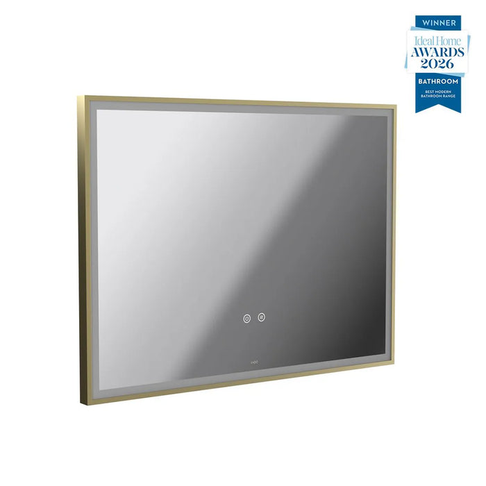 Vado Safari Rectangular Landscape Illuminated LED Mirror with Demister 600mm x 800mm