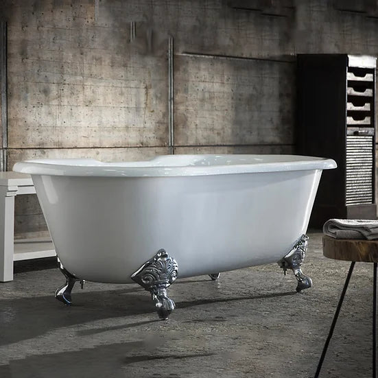 Savoie Double Ended Roll Top Freestanding Cast Iron Bath