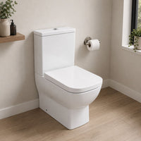 Scudo Choices 550 Rimless Closed Back Close Coupled Toilet with Soft Close Seat