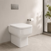 Scudo Choices 600 Rimless Back To Wall Toilet with Soft Close Seat