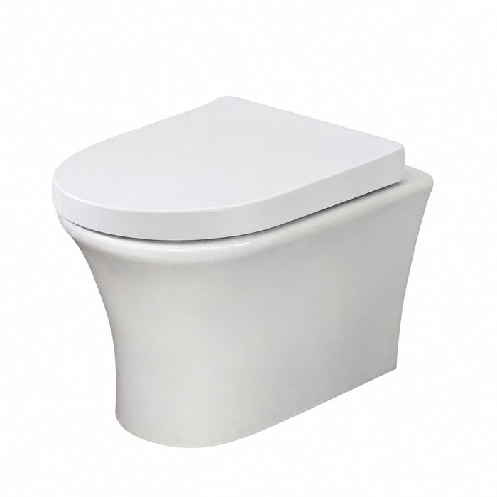 Scudo Deia Rimless Wall Hung Toilet with Soft Close Seat