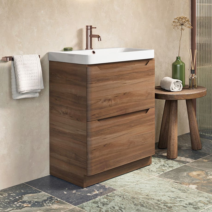 Scudo Ella 2 Drawer Floorstanding Vanity Unit with Basin