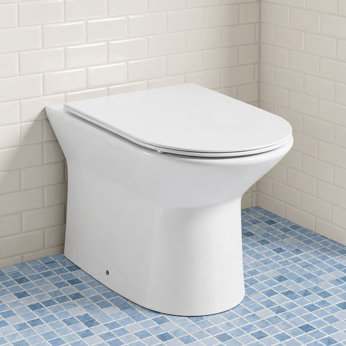 Scudo Middleton Rimless Back To Wall Toilet with Soft Close Seat