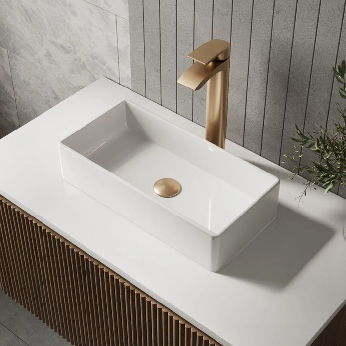 Scudo Riviera Rectangular Countertop Basin - 465mm Wide