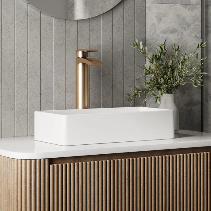 Scudo Riviera Rectangular Countertop Basin - 465mm Wide