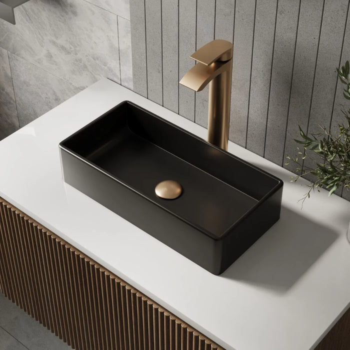 Scudo Riviera Rectangular Countertop Basin - 465mm Wide
