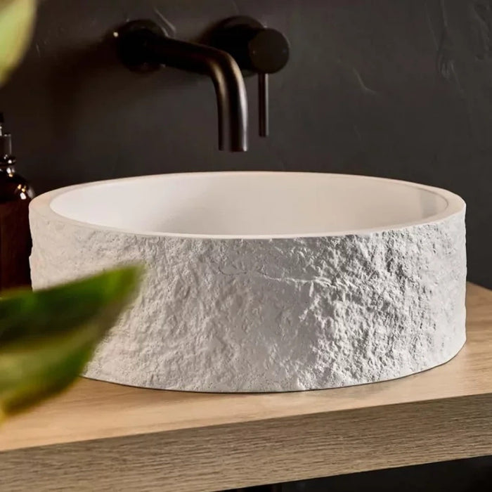 Scudo Rok Round Countertop Basin 365mm with Waste