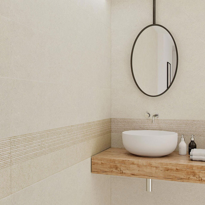 Serata Linen Decor Ceramic Wall Tile