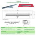 SharpDrain Wet Room Shower Tray Linear Drain Tile Insert