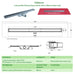 SharpDrain Wet Room Shower Tray Linear Drain Tile Insert