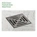 SharpDrain Wet Room Shower Tray Square Drain Tile Insert