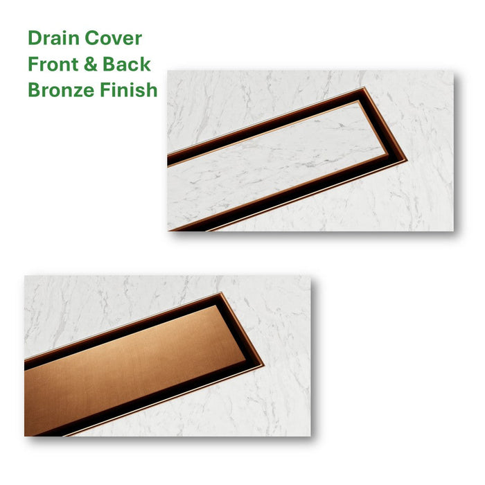 SharpSlope Wet Room Shower Tray Base Kit Linear Panel Drain