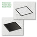 SharpSlope Wet Room Shower Tray Base Kit Square Panel Drain