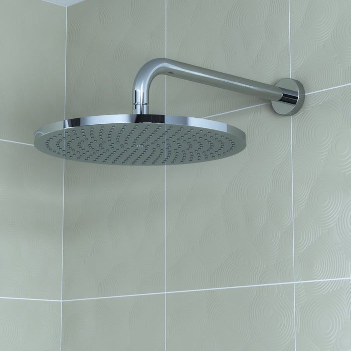 Crosswater Central Fixed Shower Head With Air System - Ø200mm - Chrome