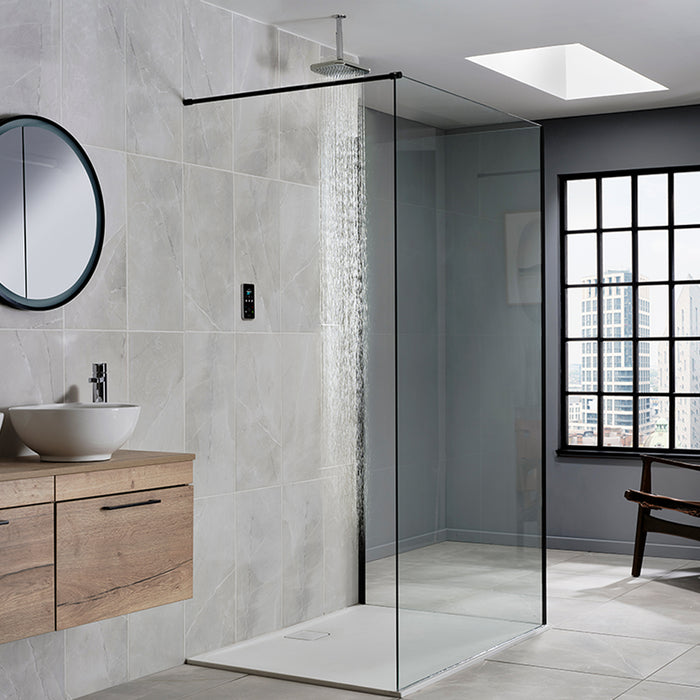 Triton ENVi Thermostatic Electric Shower with Ceiling Fed Fixed Head Kit