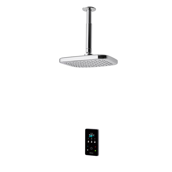 Triton ENVi Thermostatic Electric Shower with Ceiling Fed Fixed Head Kit