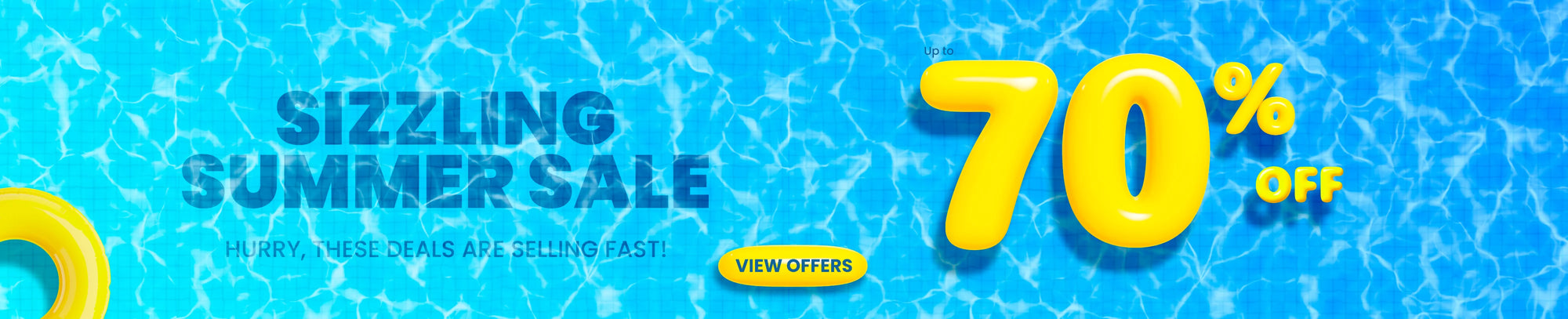 Sizzling Summer Sale Banner