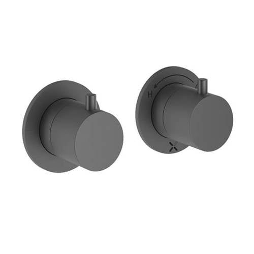 Crosswater Module 3ONE6  2 Outlet Thermostatic Concealed Shower Valve With Diverter Trim set