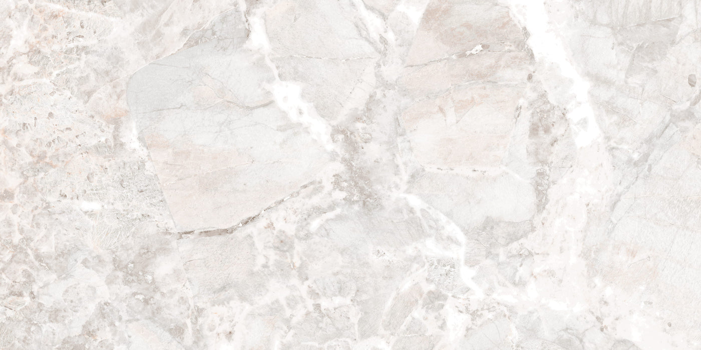 Smeraldo White Satin Porcelain Wall & Floor Tile