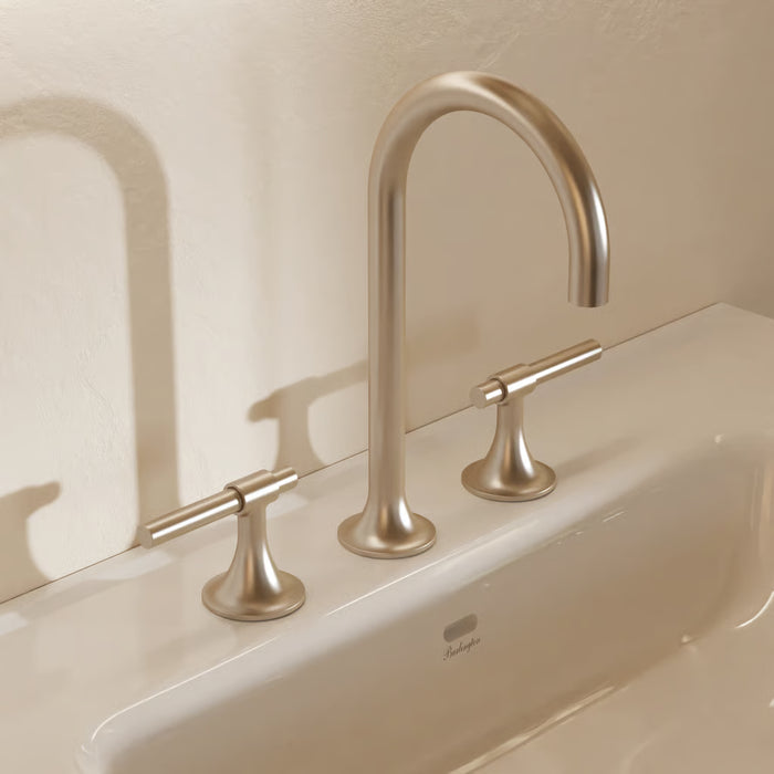 Burlington Strand Deck Mounted 3 Hole Basin Mixer Tap
