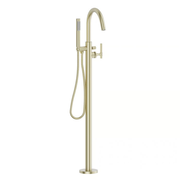 Burlington Strand Floorstanding Bath Shower Mixer Tap with Handset