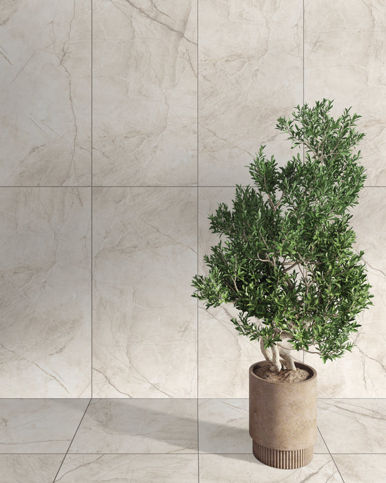 Solare Ivory Matt Porcelain Wall & Floor Tile