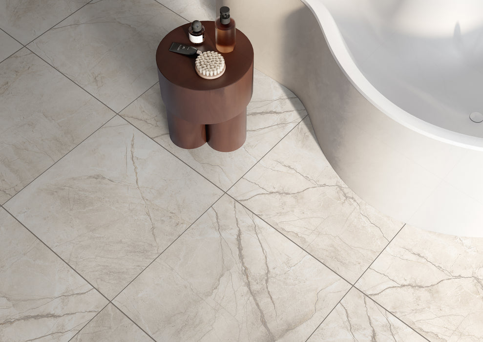 Solare Ivory Matt Porcelain Wall & Floor Tile